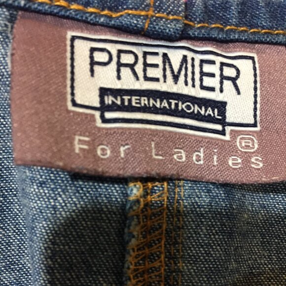 VINTAGE PREMIER INTERNATIONAL MAXI DENIM DRESSES SIZE L - Picture 10 of 10